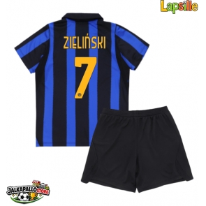 Inter Milan Piotr Zielinski #7 Kotipaita Lapsille 2026-27 Lyhythihainen (+ shortsit)